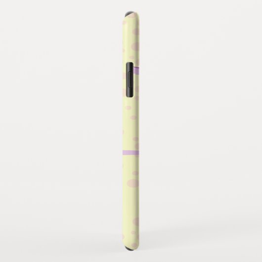 lila Schale und Zitronengelb niedlich personalisie Case-Mate iPhone Hülle (Hinten/Rechts)