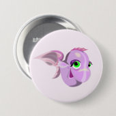 Lila Schaltfläche "Fischen" - Ihre Farben - Text Button (Vorne & Hinten)