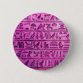 Lila Schaltfläche für antike ägyptische Hieroglyph Button (Vorderseite)