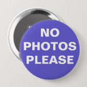 Lila Schaltfläche "Kein Foto bitte" Button-On Button (Vorne & Hinten)