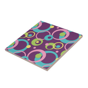 Lila Schaltkreise für Funky Fliese