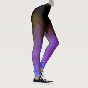 lila Schatten Leggings
