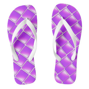 Lila Schattendiamanten Badesandalen