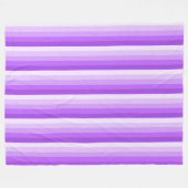 Lila Schattenstreifen Fleecedecke (Vorderseite (Horizontal))