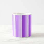 Lila Schattenstreifen Kaffeetasse (Mittel)