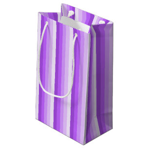 Lila Schattenstreifen Kleine Geschenktüte