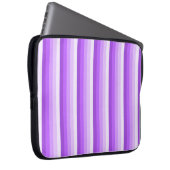 Lila Schattenstreifen Laptopschutzhülle (Vorne Rechts)