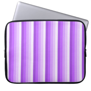 Lila Schattenstreifen Laptopschutzhülle