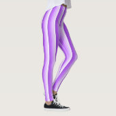 Lila Schattenstreifen Leggings (Rechts)