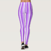 Lila Schattenstreifen Leggings (Rückseite)