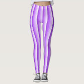 Lila Schattenstreifen Leggings (Vorderseite)