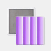 Lila Schattenstreifen Magnet (Vorderseite/Rückseite)