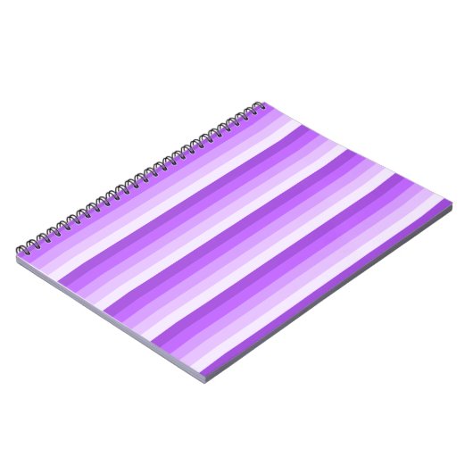 Lila Schattenstreifen Notizblock (Linke Seite)