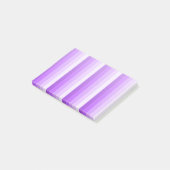 Lila Schattenstreifen Post-it Klebezettel (angewinkelt)