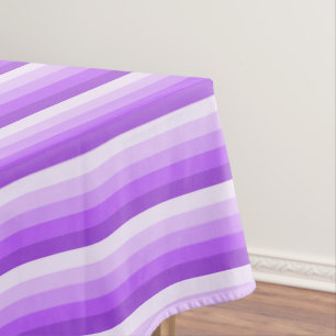 Lila Schattenstreifen Tischdecke