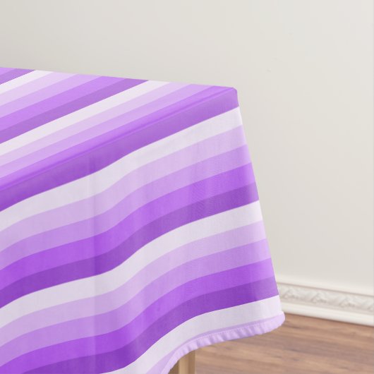 Lila Schattenstreifen Tischdecke (Beispiel)