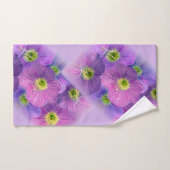 Lila Schattierungen Badhandtuch Set (Handtuch)