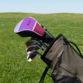Lila Schattierungen Golf Headcover (In SItu)