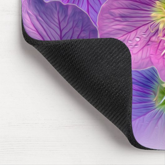 Lila Schattierungen Mousepad (Ecke)