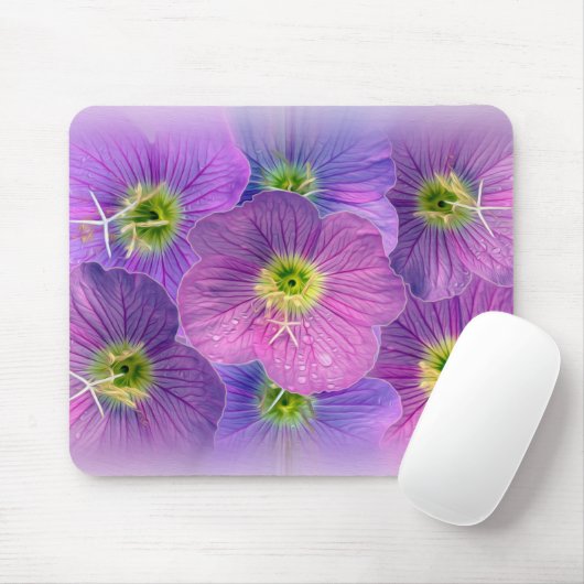 Lila Schattierungen Mousepad (Mit Mouse)