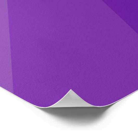 Lila Schattierungen Poster (Ecke)