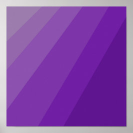 Lila Schattierungen Poster