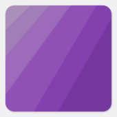 Lila Schattierungen Quadratischer Aufkleber (Vorderseite)