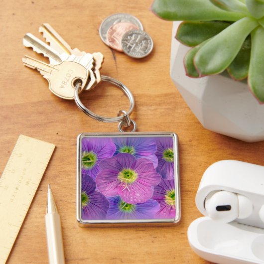 Lila Schattierungen Schlüsselanhänger (Schreibtisch)