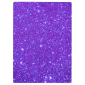 Lila Schein-Glitzer-Girly Klemmbrett 5 (Rückseite)