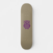 Lila Schellfisch Skateboard (Vorne)
