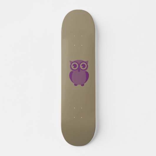 Lila Schellfisch Skateboard (Vorne)