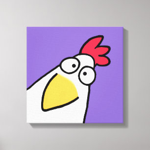 Lila SCHICKEN von Sandra Boynton Leinwanddruck