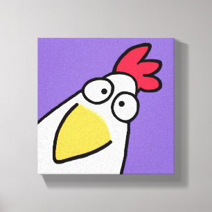 Lila SCHICKEN von Sandra Boynton Leinwanddruck
