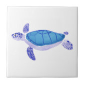 Lila Schildkröte Fliese (Vorderseite)
