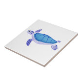 Lila Schildkröte Fliese (Seite)