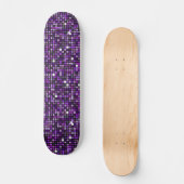 Lila Schimmer Skateboard (Vorderseite)