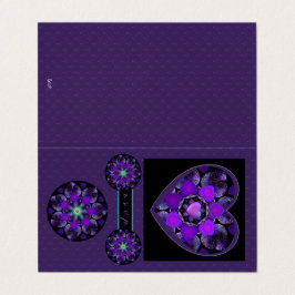 Lila Schirm und Herz .7