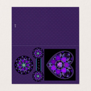 Lila Schirm und Herz .7