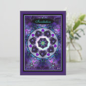 Lila Schirm und Herz .7 (Stehend Vorderseite)