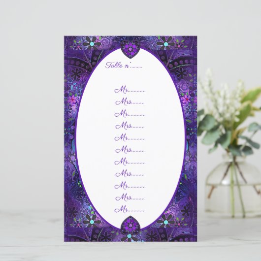 Lila Schirm und Herz .7 (Stehend Vorderseite)