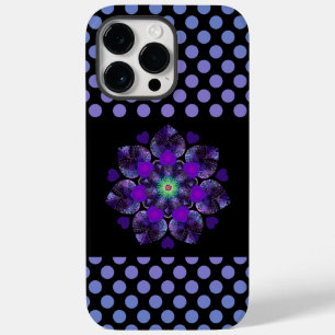 Lila Schirm und Herz .7 Case-Mate iPhone 14 Pro Max Hülle