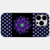 Lila Schirm und Herz .7 Case-Mate iPhone Hülle (Rückseite (Horizontal))