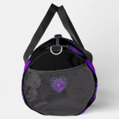 Lila Schirm und Herz .7 Duffle Bag (Rechts)