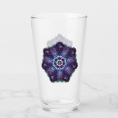 Lila Schirm und Herz .7 Glas (Rückseite)