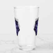 Lila Schirm und Herz .7 Glas (Links)