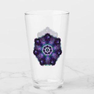 Lila Schirm und Herz .7 Glas