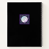 Lila Schirm und Herz .7 Notizblock (Rückseite)