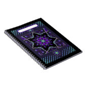 Lila Schirm und Herz .7 Notizblock (Rechte Seite)