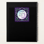 Lila Schirm und Herz .7 Planer (Rückseite)