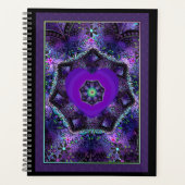 Lila Schirm und Herz .7 Planer (Vorderseite)